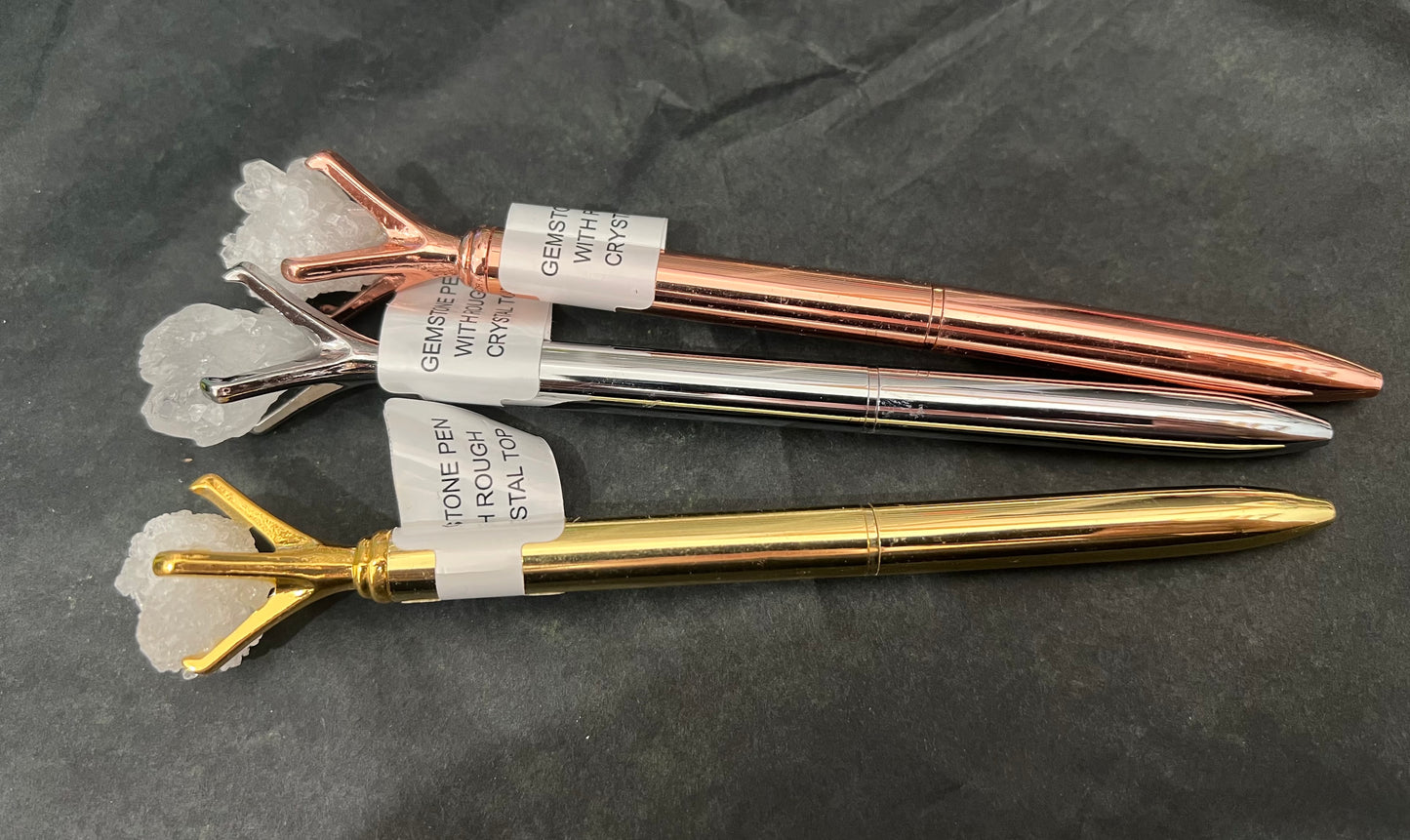 Gemstone pen - Quartz