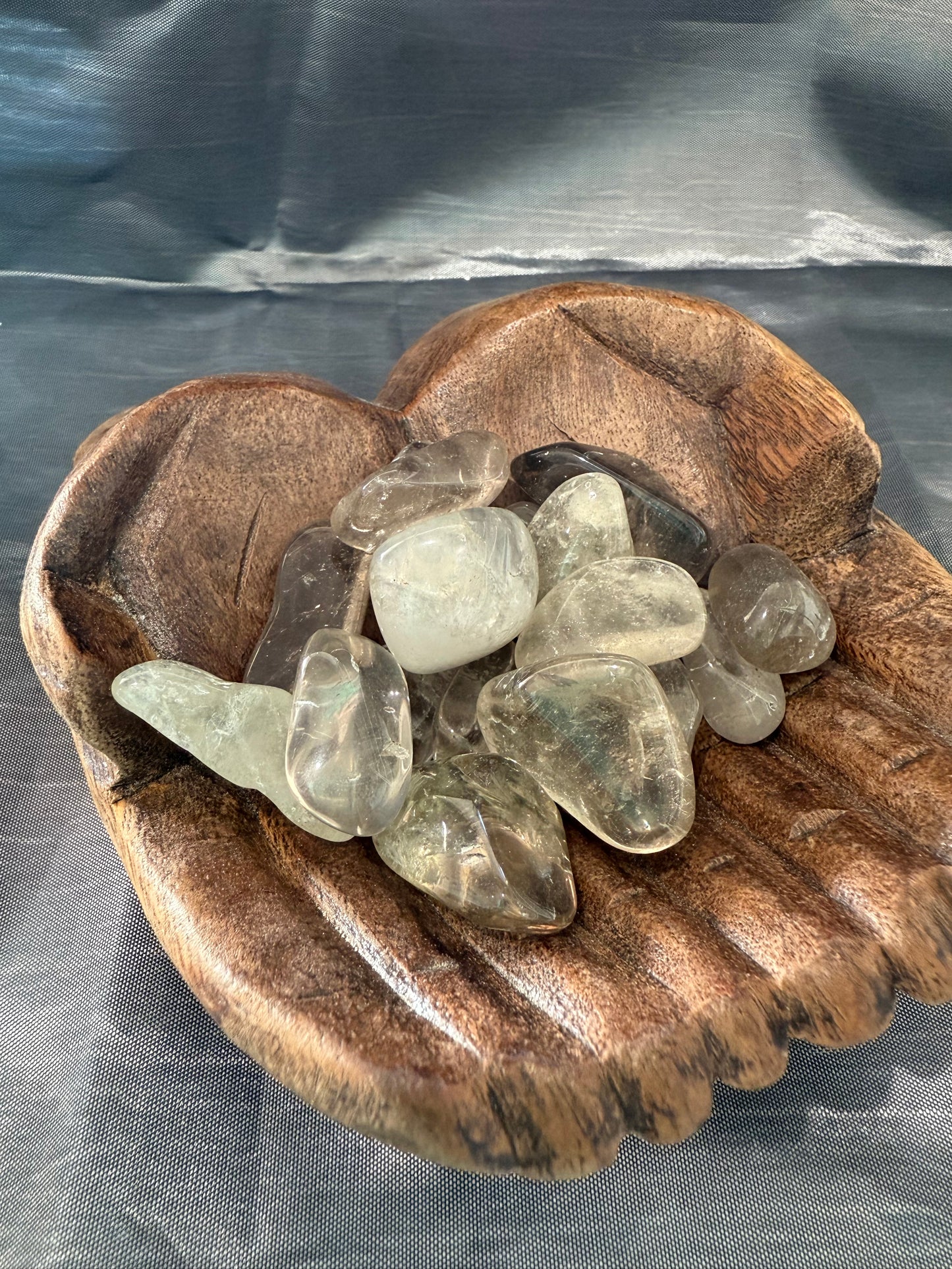 Smoky Quartz tumbled stone
