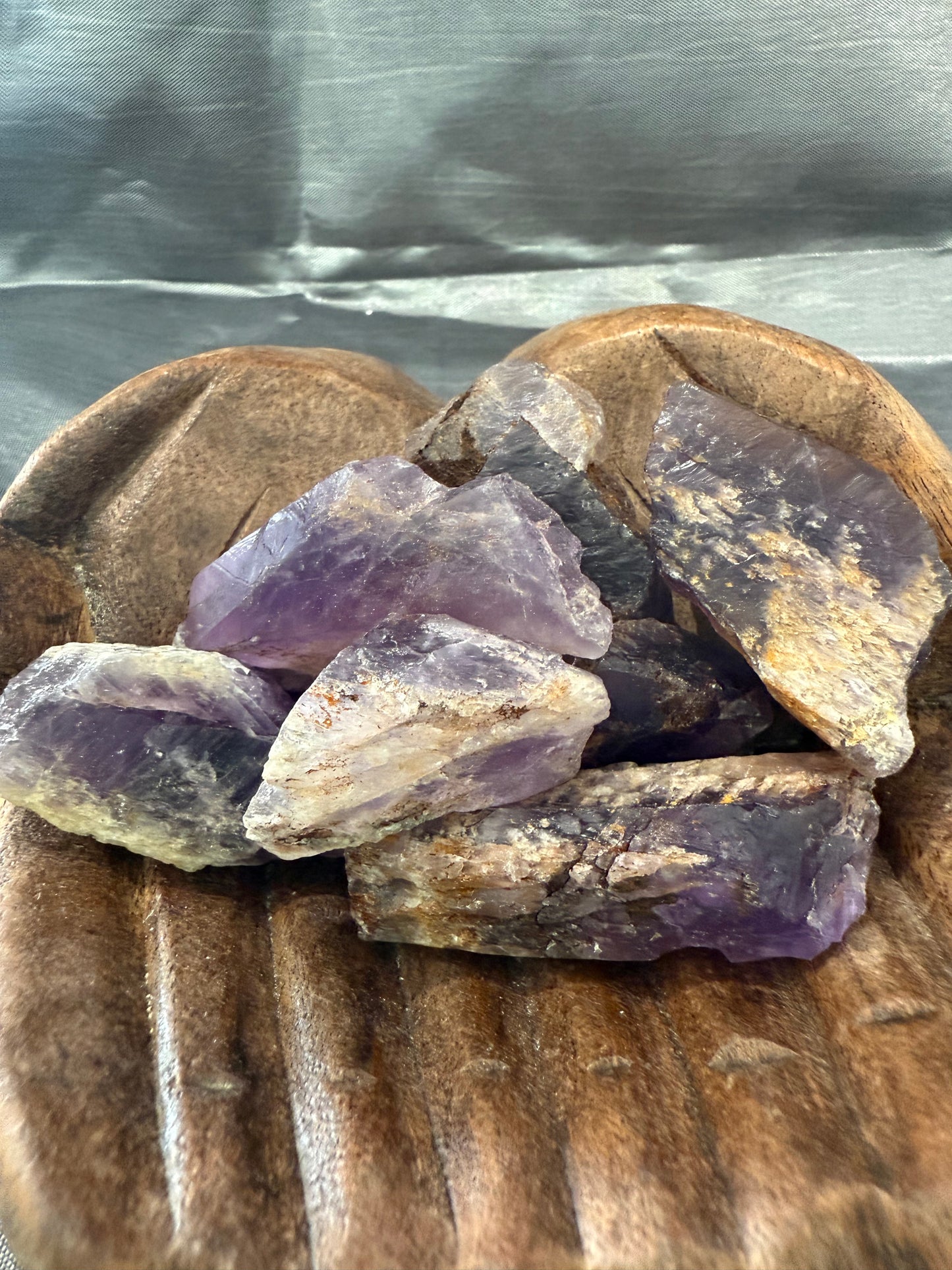 Chevron Amethyst raw stone (large)