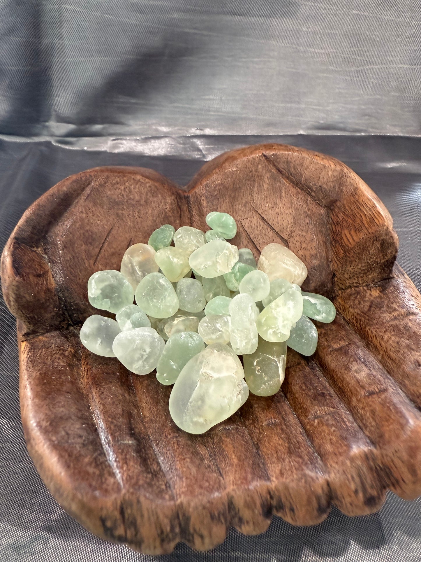Phrenite tumbled stone 