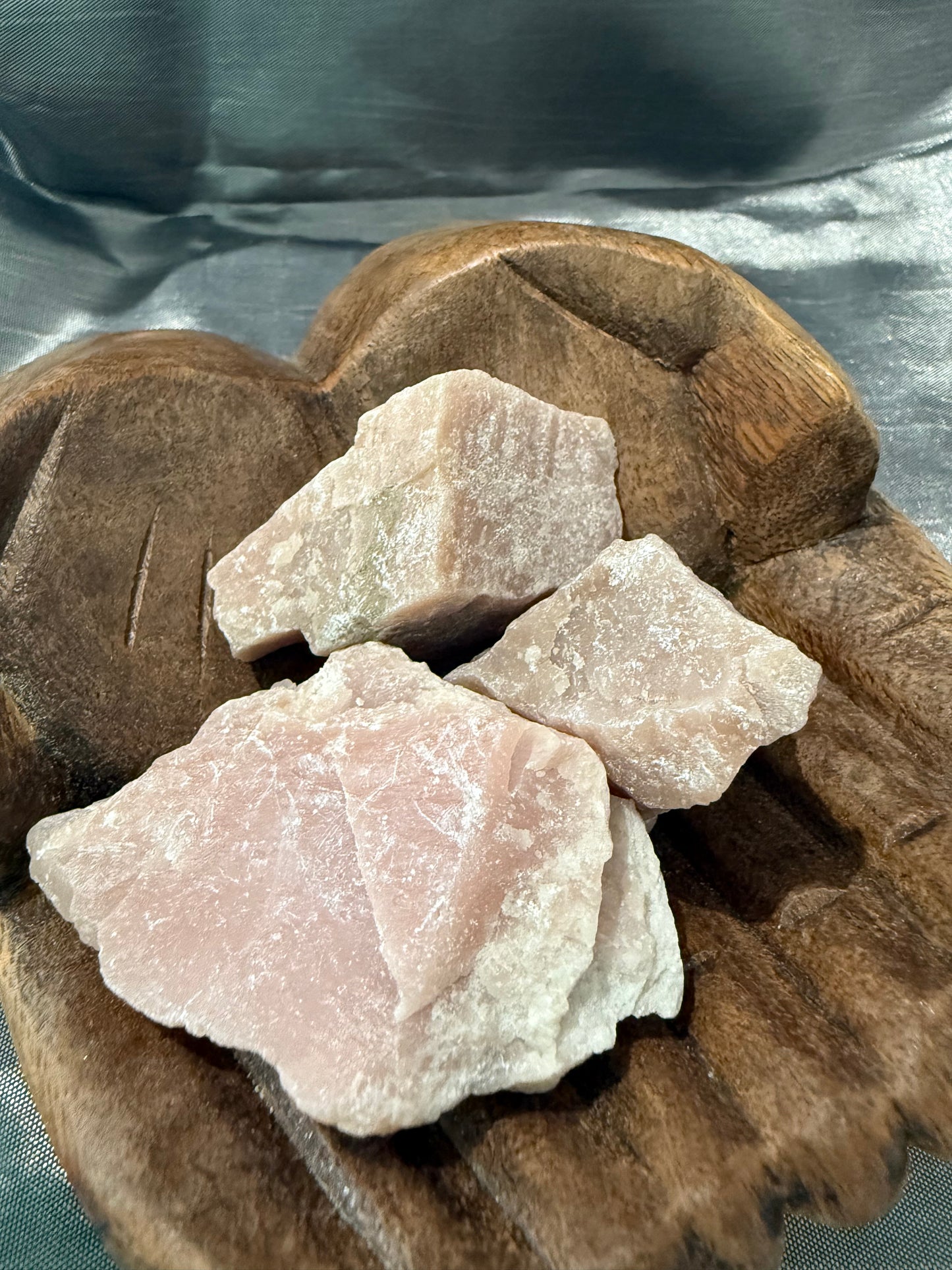 Pink opal raw stone