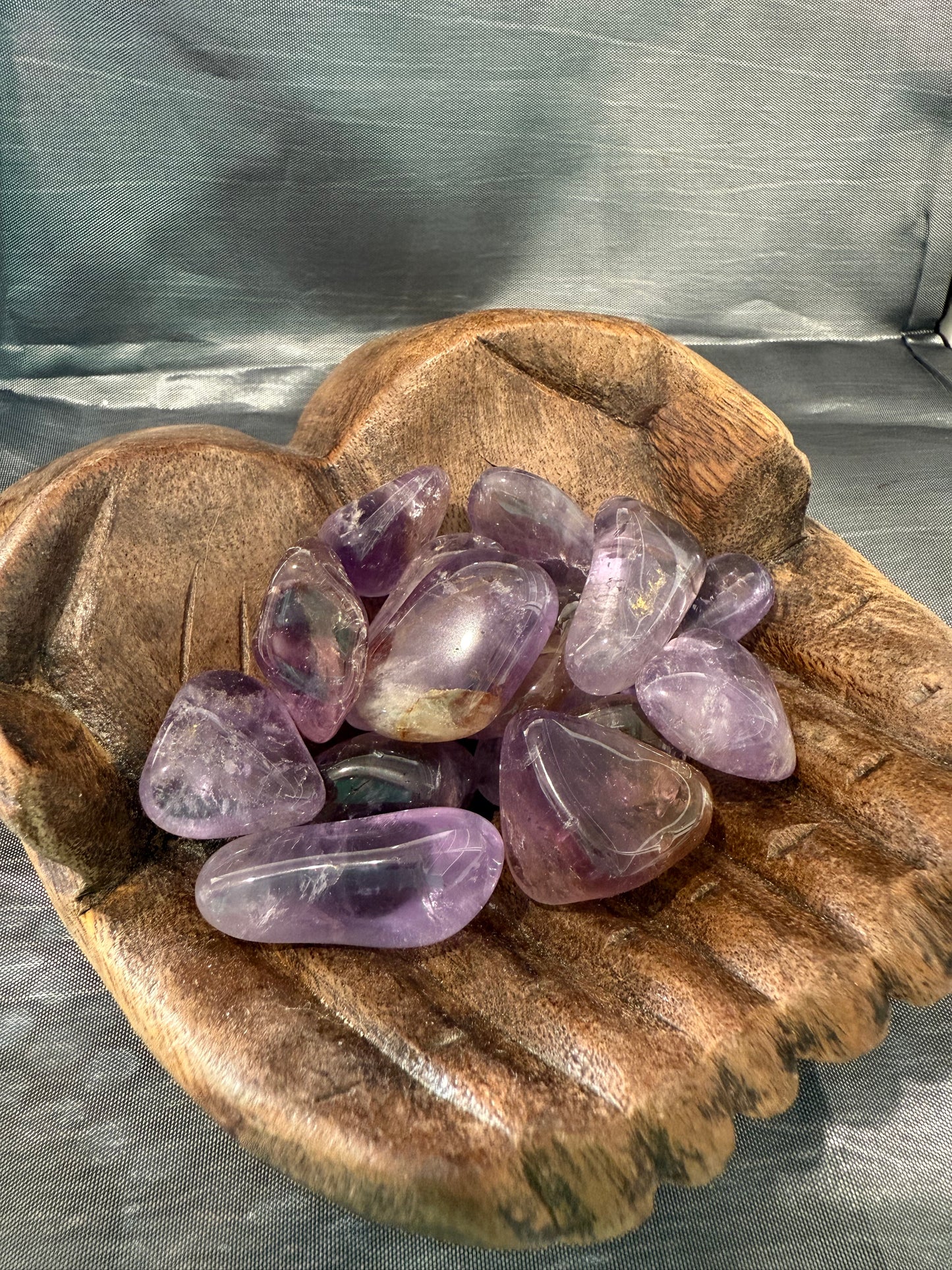 Ametrine tumbled stone