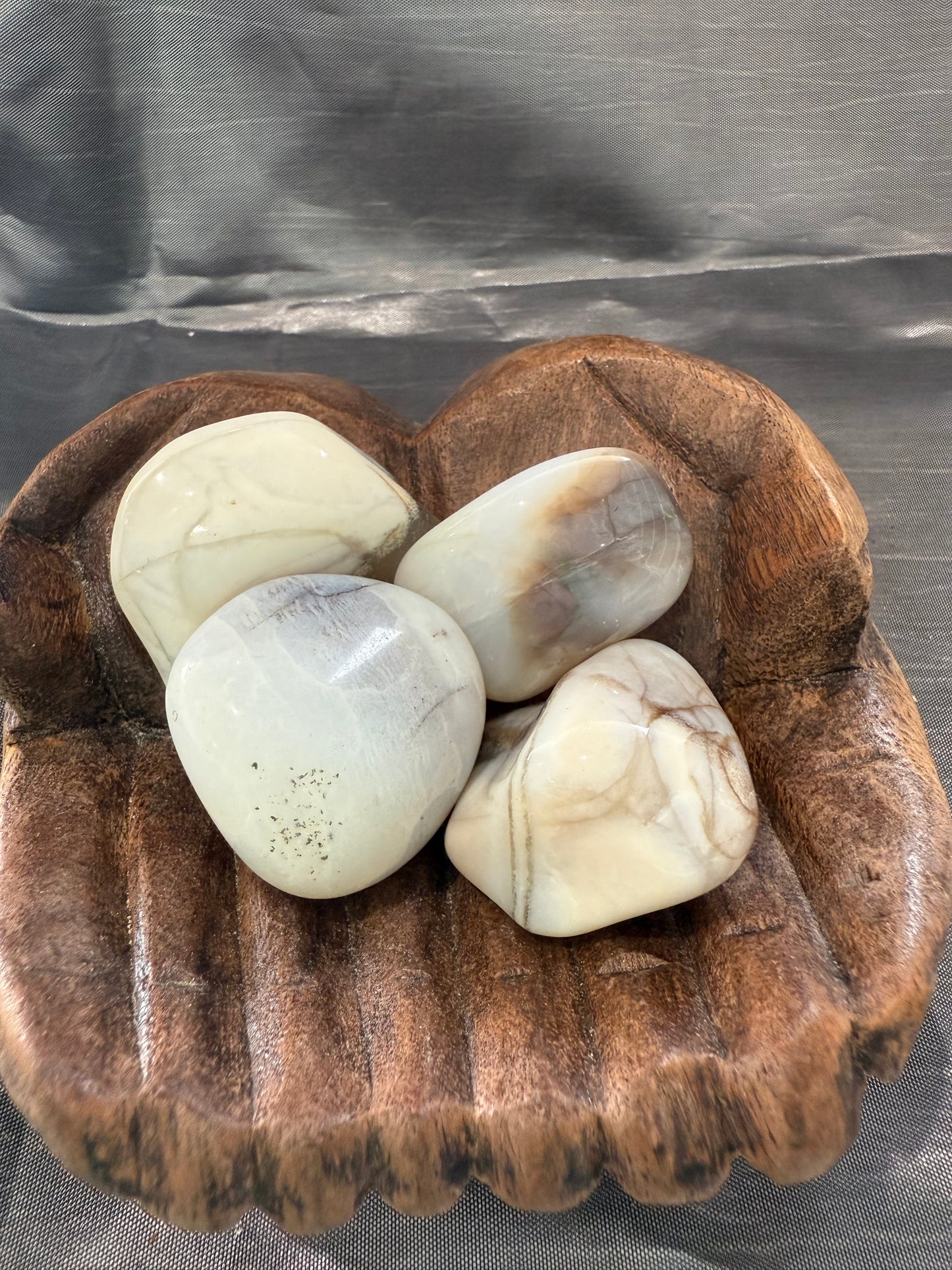 Orca Agate tumbled (large)