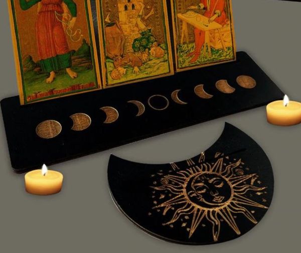 Tarot/Oracle Card Wooden Display Set