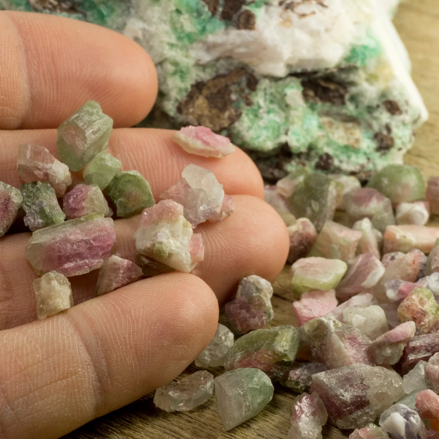 Watermelon Tourmaline raw