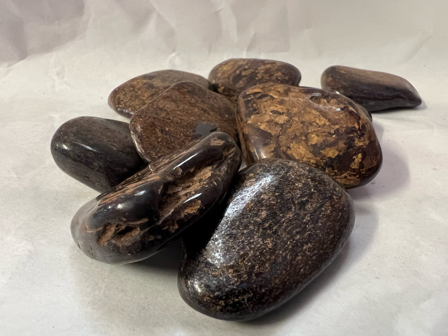 Bronzite tumbles