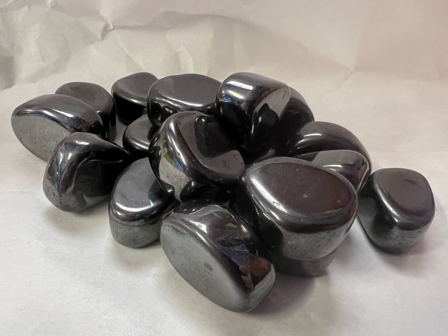 Hematite tumbles