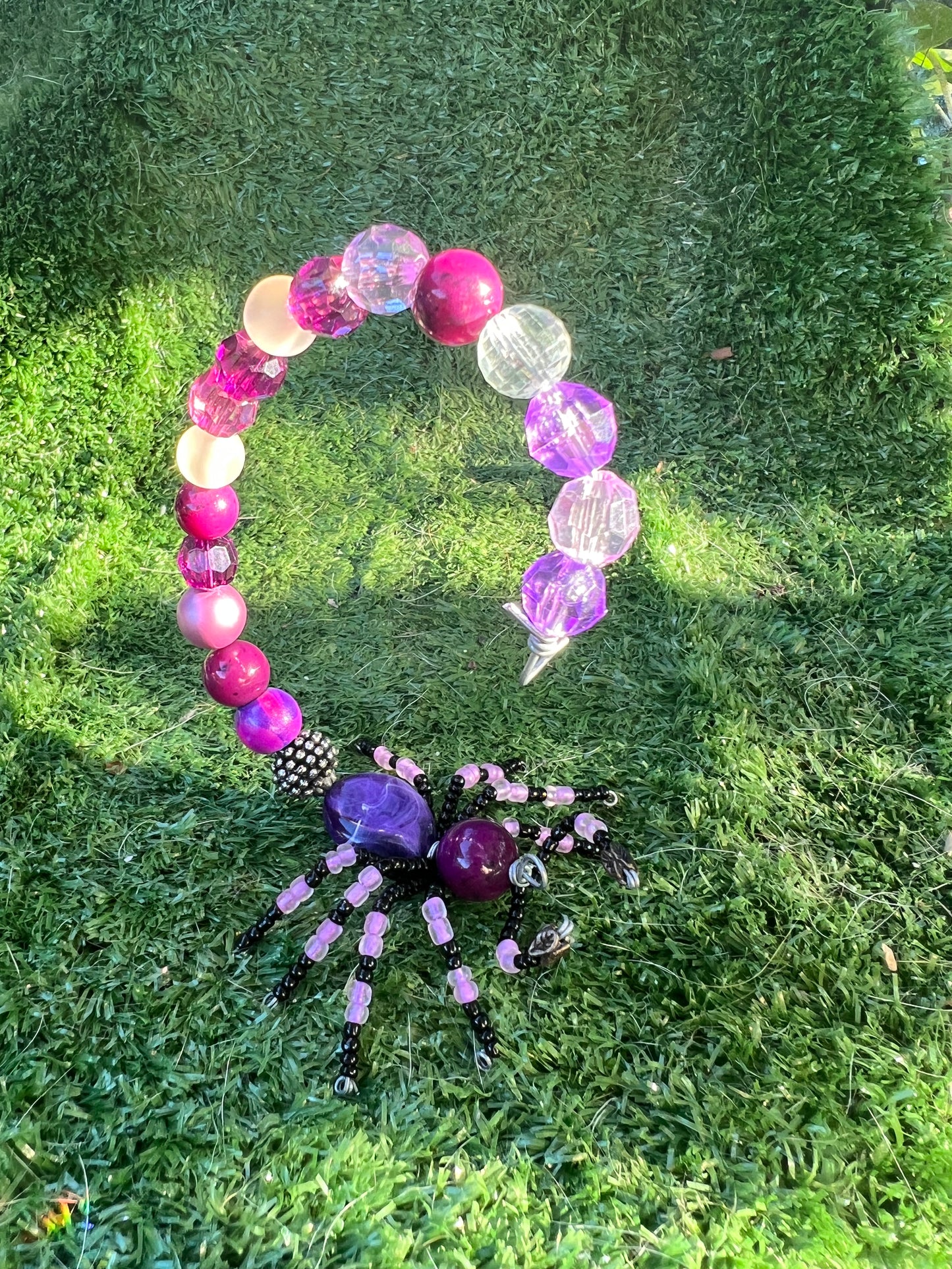 Beaded scorpion - purple