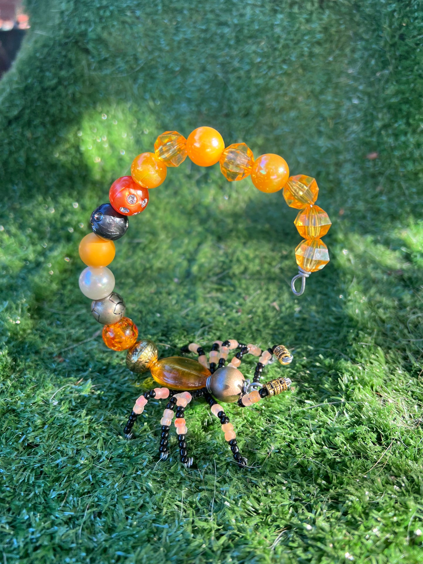 Beaded scorpion - orange