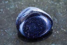 Blue Goldstone tumbles