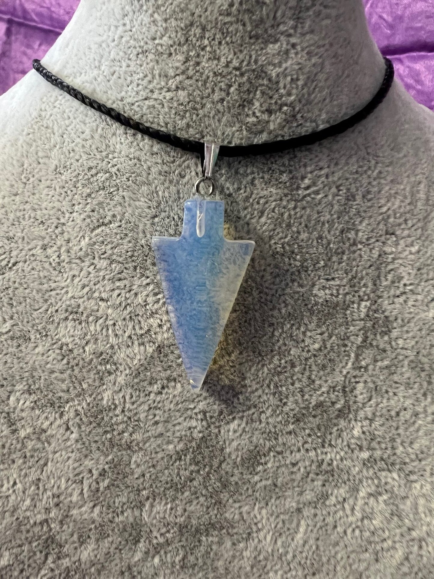 Arrow Head Gemstone Necklace.