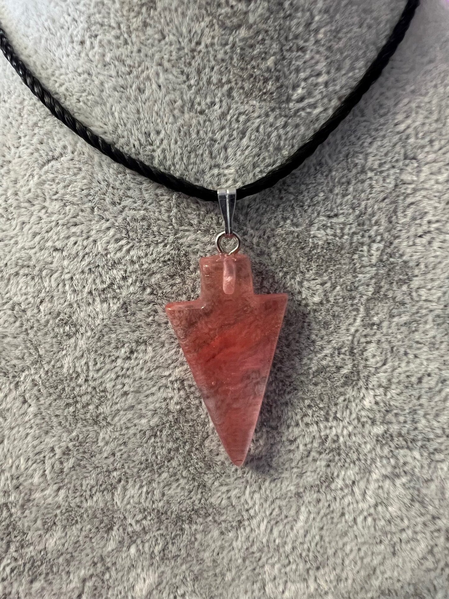 Arrow Head Gemstone Necklace.