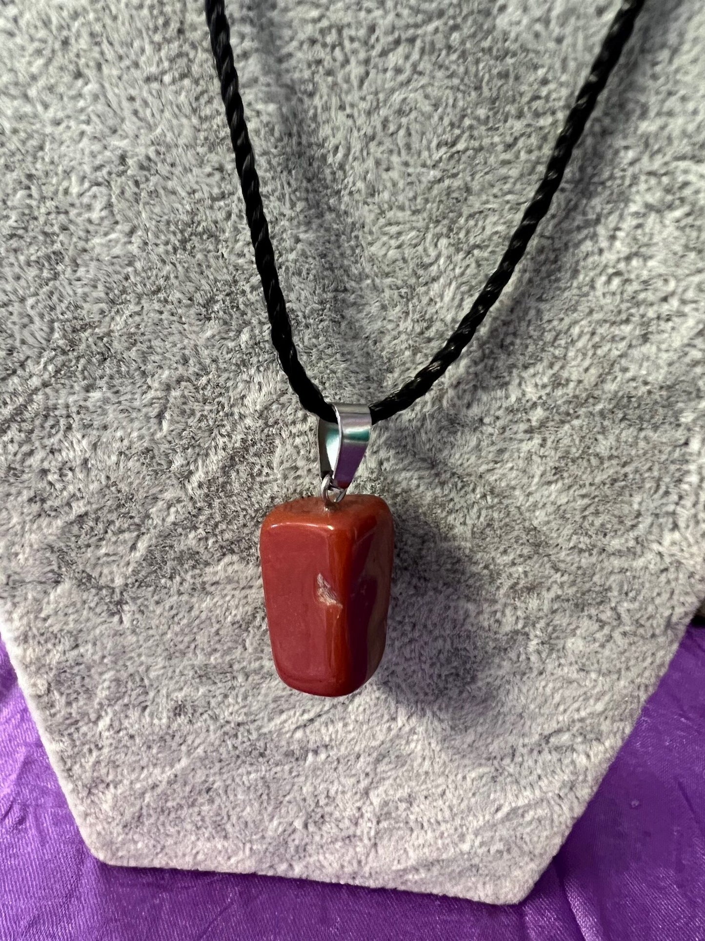 Natural shaped crystal necklace