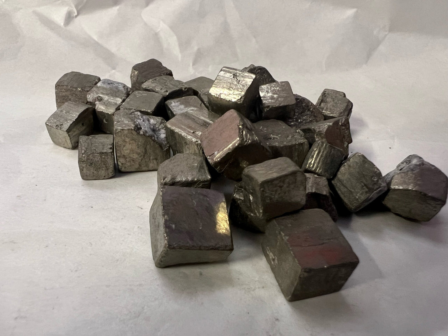Pyrite cubes