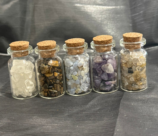 Crystal chip bottles