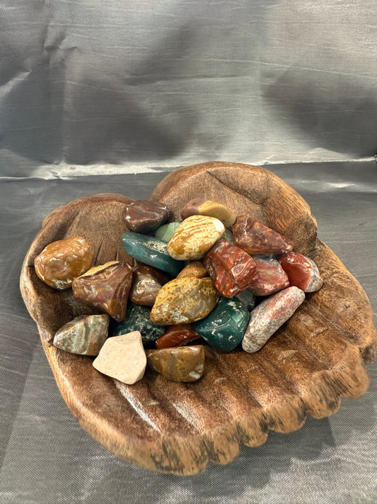 Ocean Jasper tumbled stone