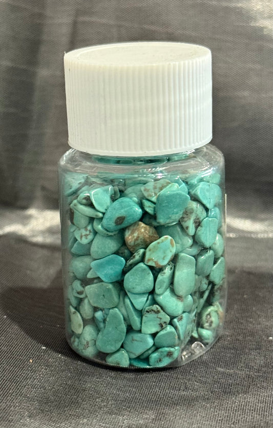 Howlite (dyed) chip bottle