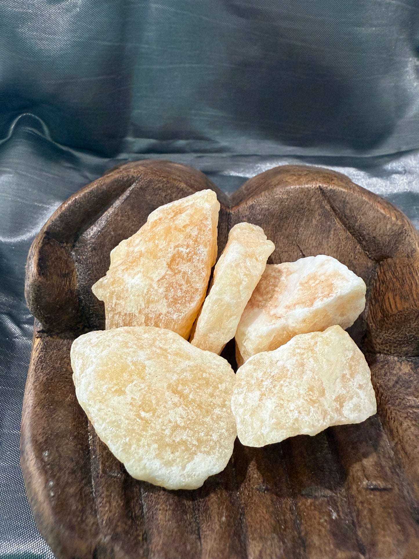 Orange Calcite raw stone (medium)