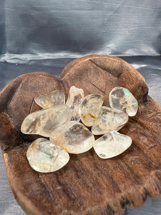 Golden healer tumbled stone