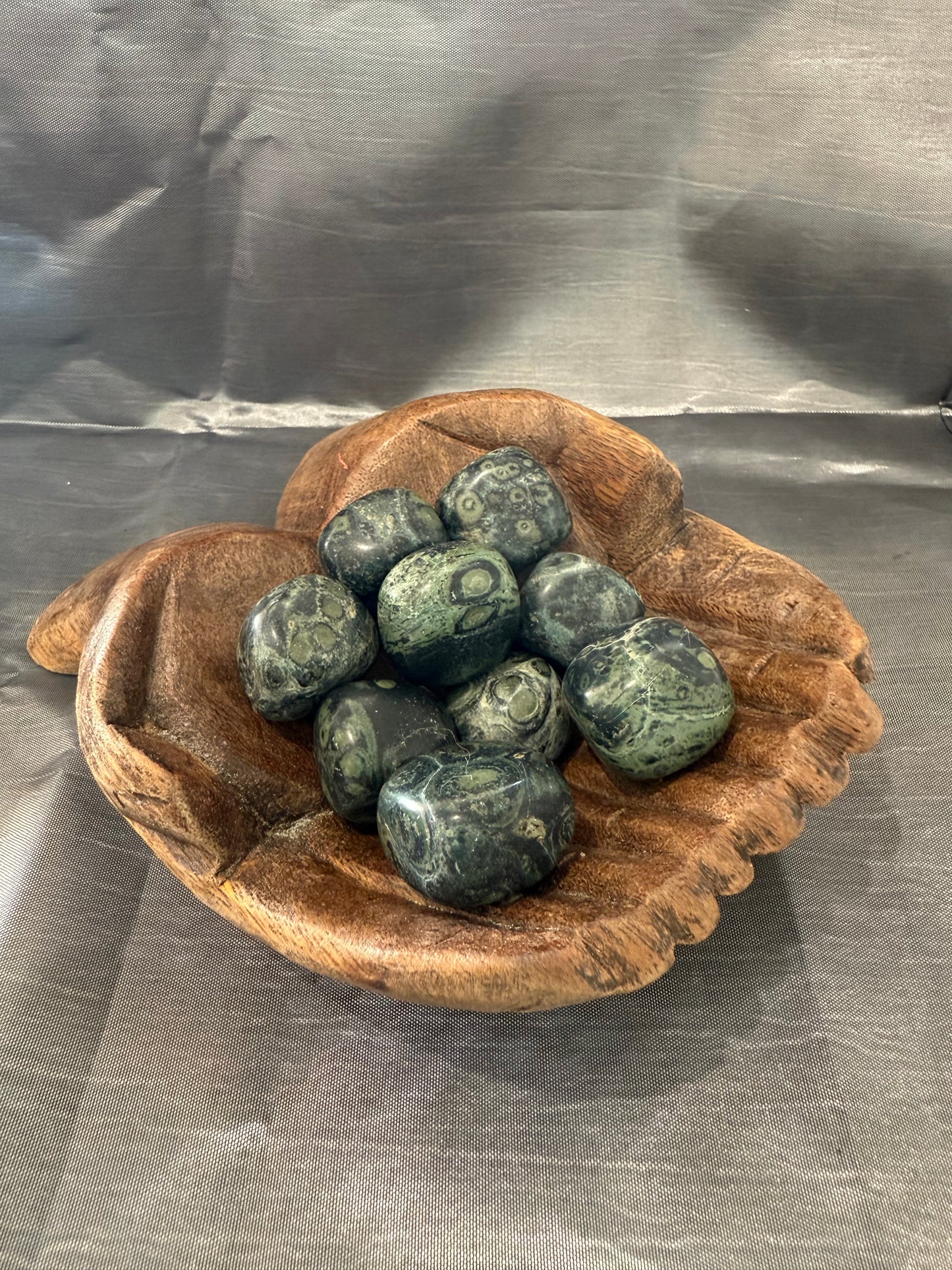 Kambaba Jasper tumbled stone