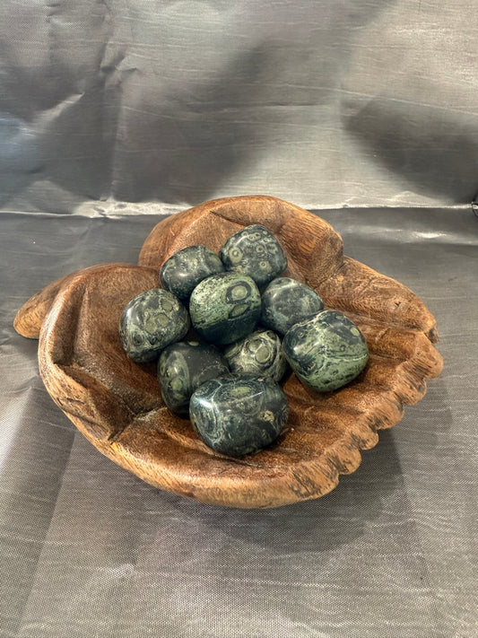 Kambaba Jasper tumbled stone