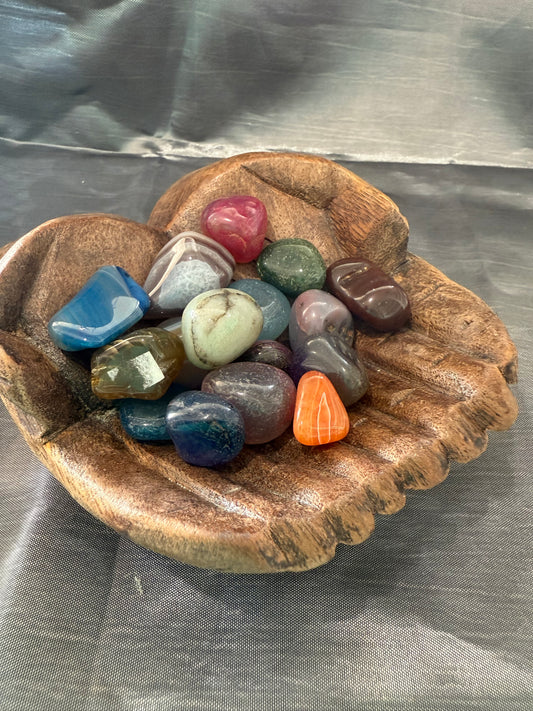 Dyed Agate tumbled stone