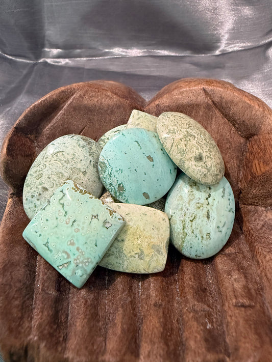 African turquoise cabochon
