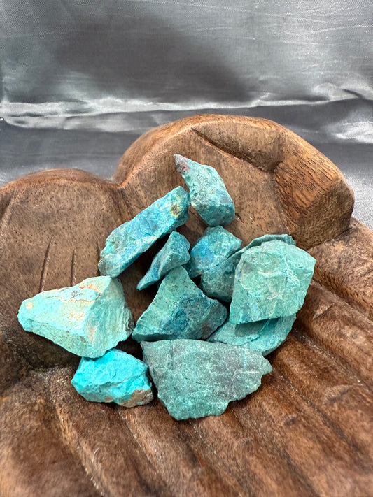 Chrysocolla raw stone