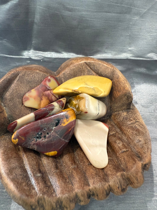 Mookaite tumbled stone (large)