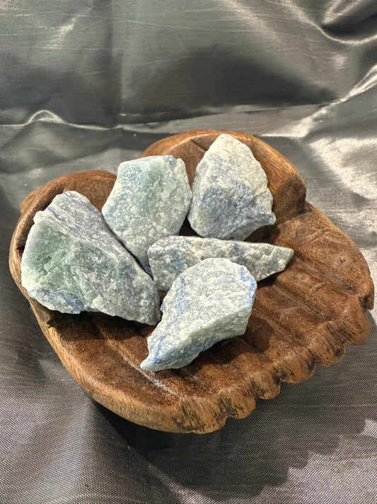 Blue Quartz raw stone