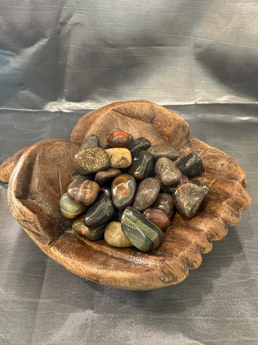Fancy Jasper tumbled stone