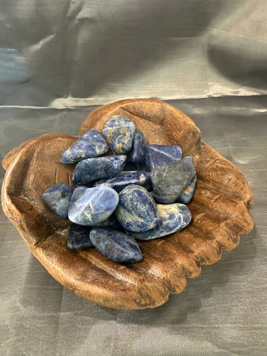 Sodalite tumbled stone