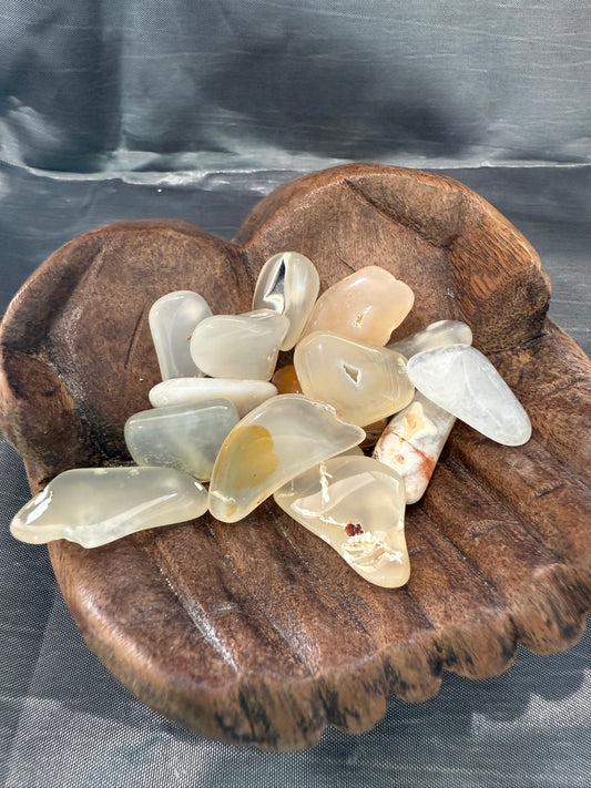 Chalcedony tumbled stone (small)