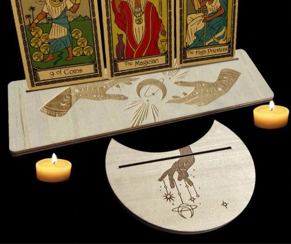 Tarot/Oracle Card Wooden Display Set