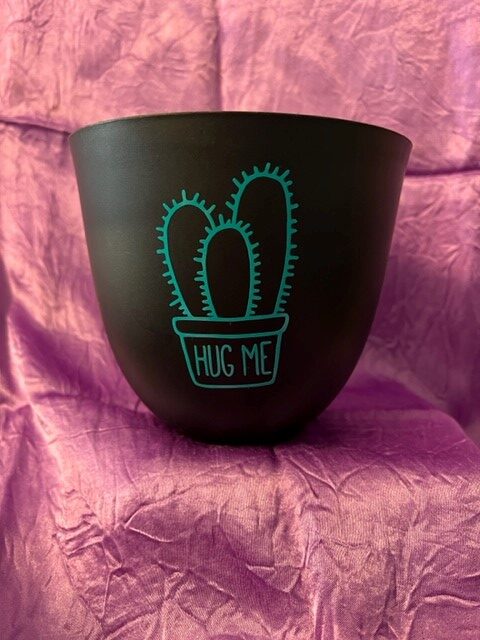 Garden Pots with Decal - Plant theme