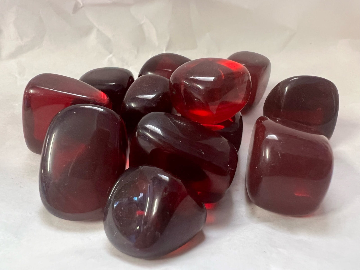 Red Obsidian Tumbles
